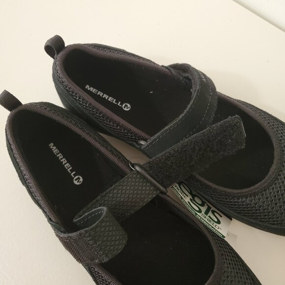 Merrell Mesh Mimosa Breeze Mary Jane MJ Women's Girls Black 5.5 Breathable - Picture 8 of 11